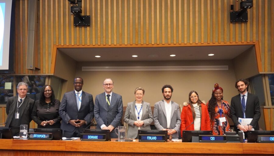 People attending the CSO Dialogue event in New York.