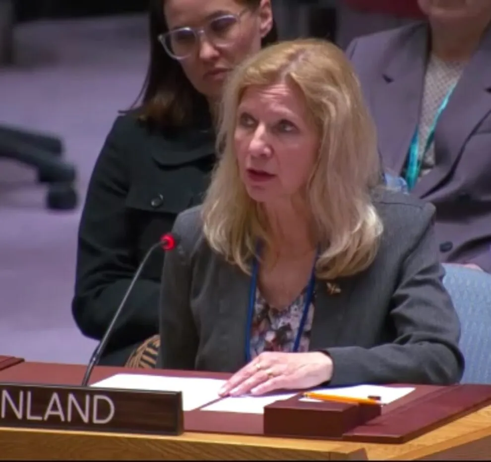 Under Secretary of State speaking at the UN Security Council